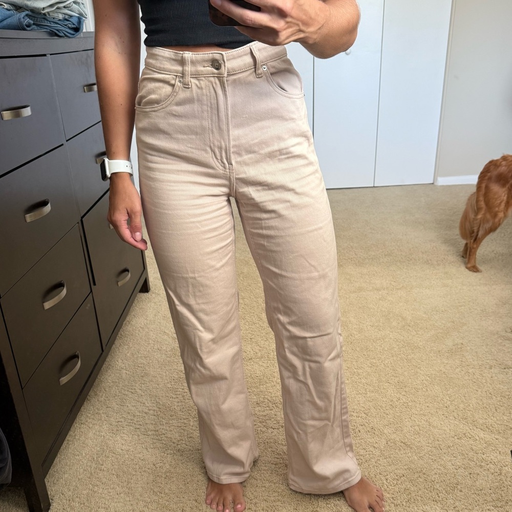 H&M Divided Tan Jeans